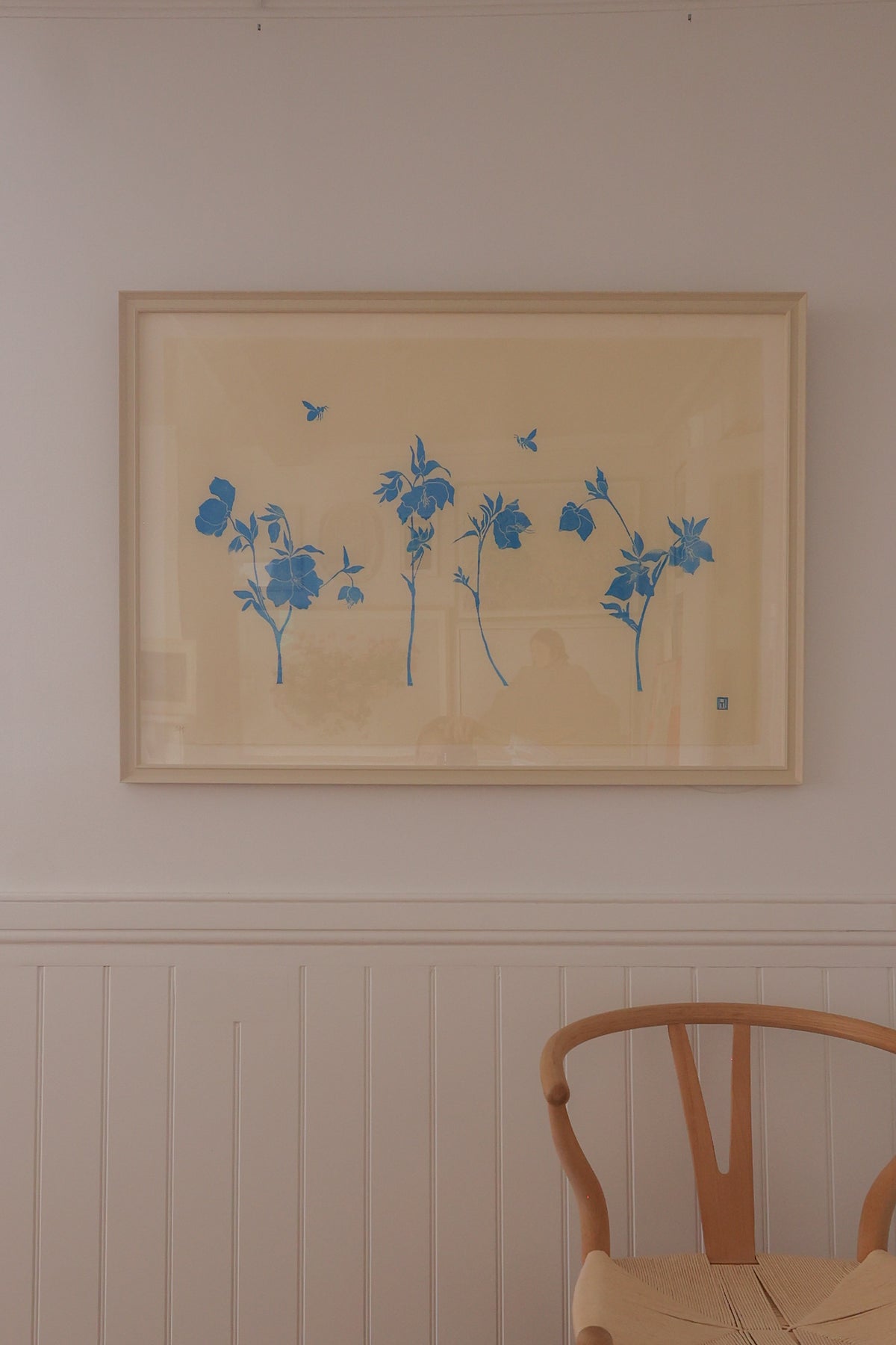 Hellebore in Sky Blue by Henny Tate