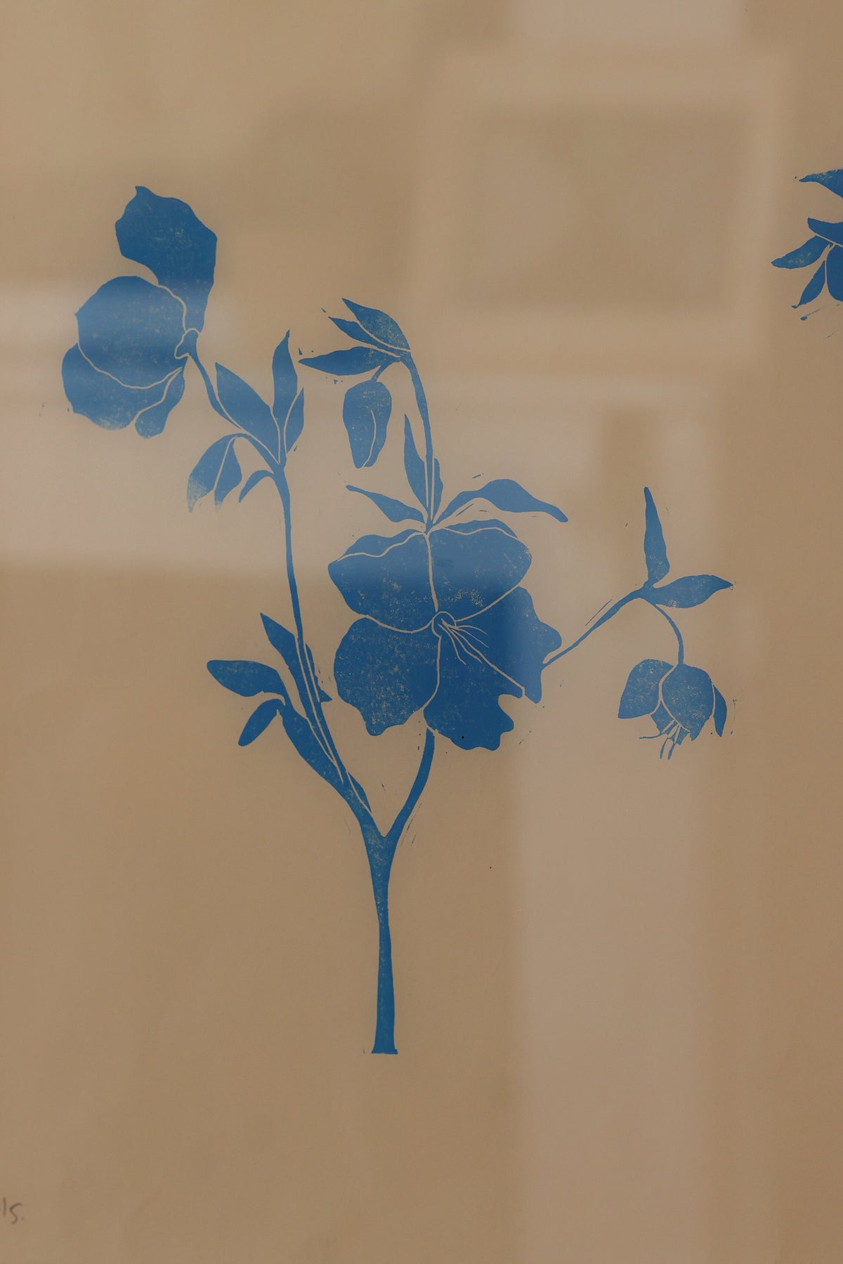Hellebore in Sky Blue by Henny Tate