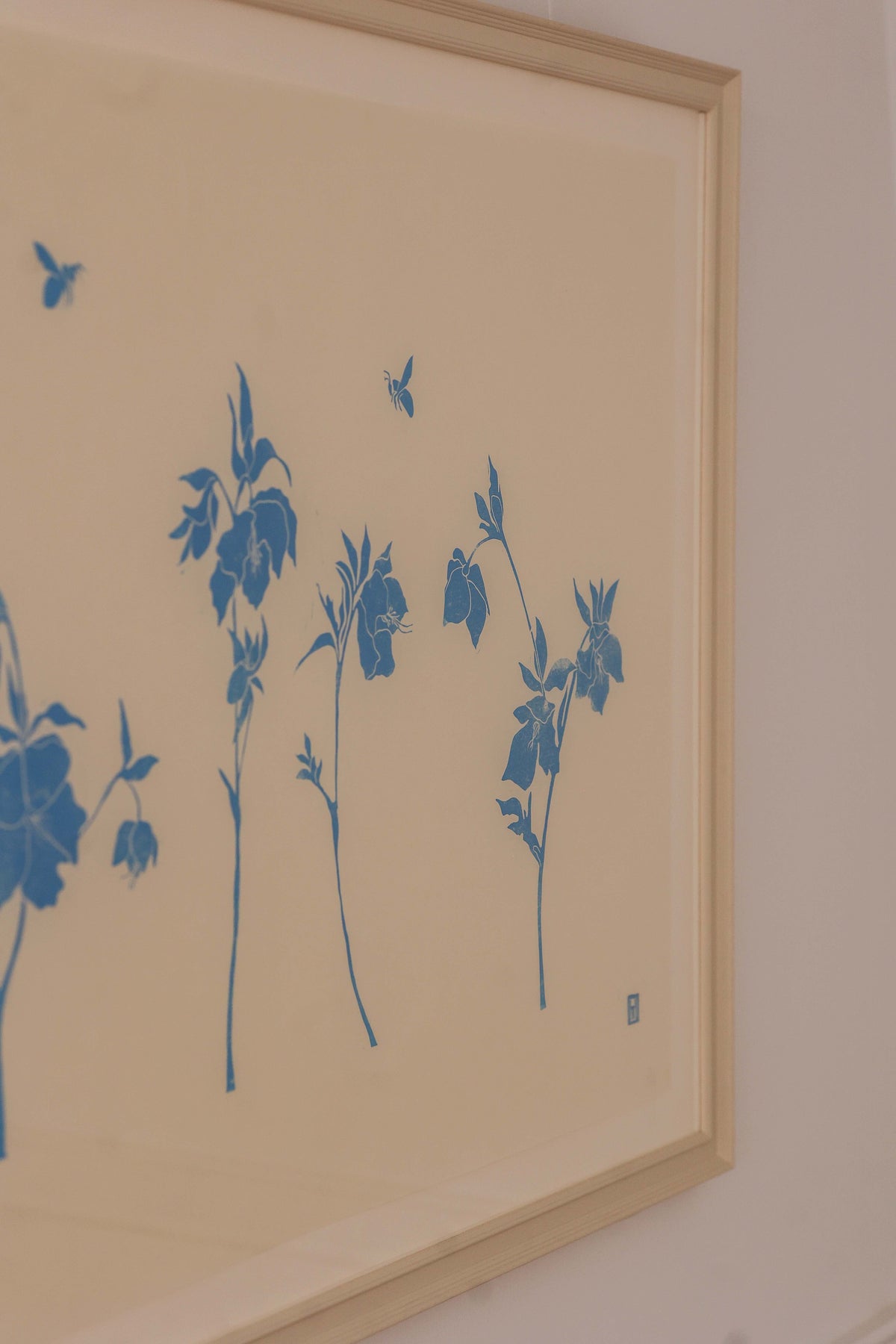 Hellebore in Sky Blue by Henny Tate