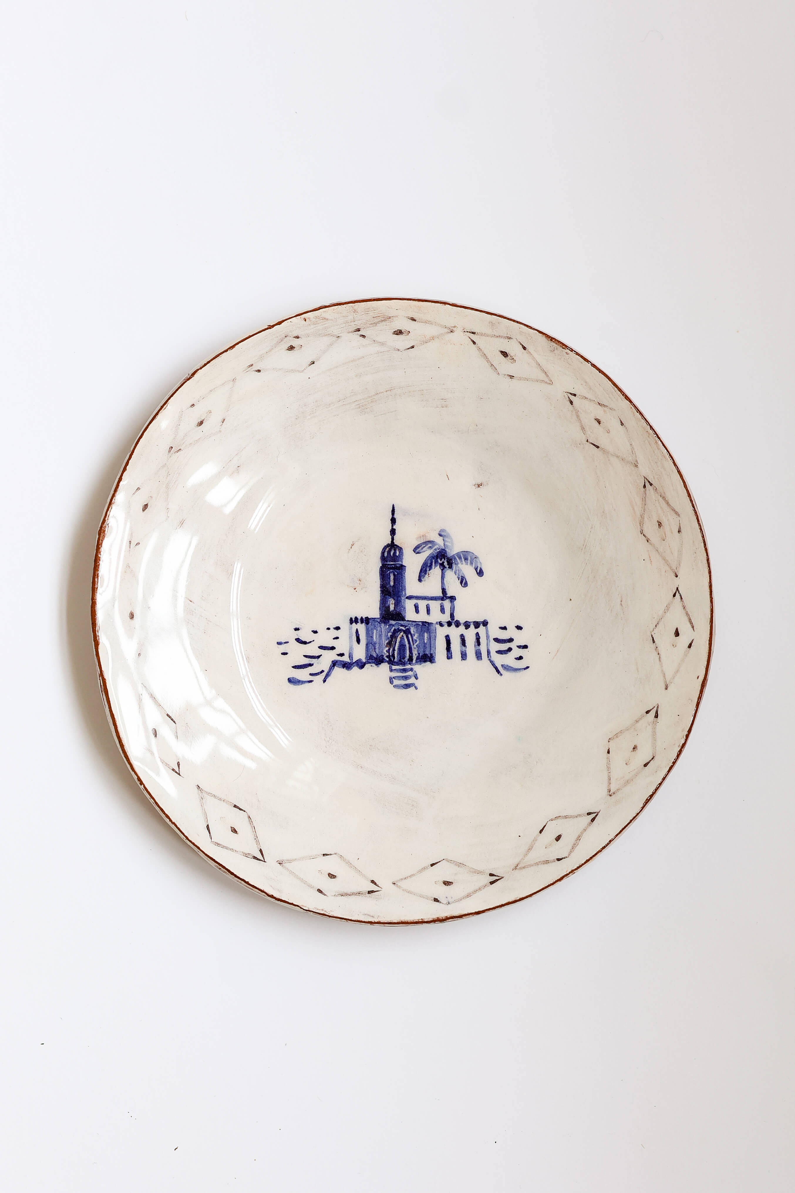 Morrocan Inspired Tea Plate - Temple by Linzi West