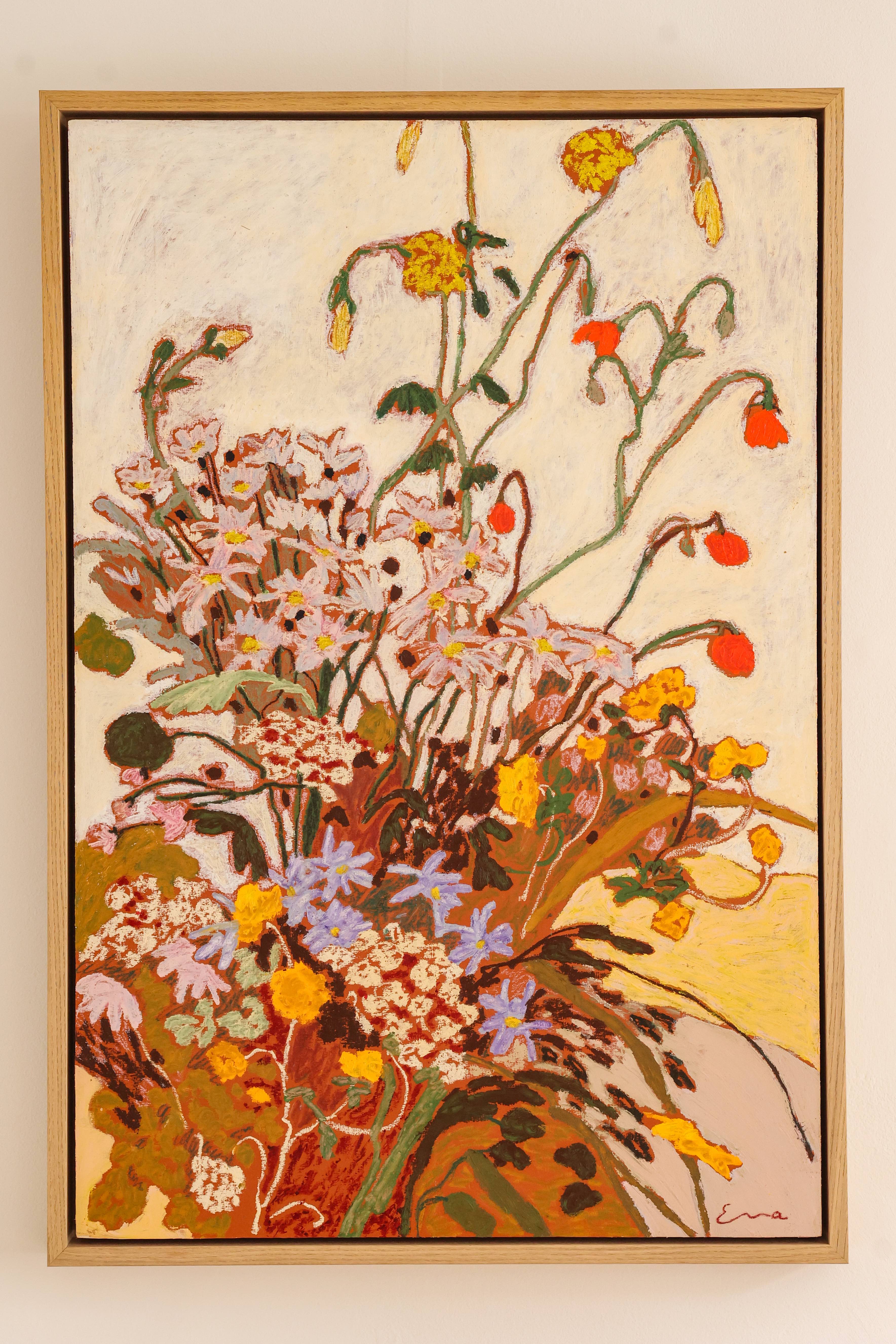 October Skies Aster by Eva Ray