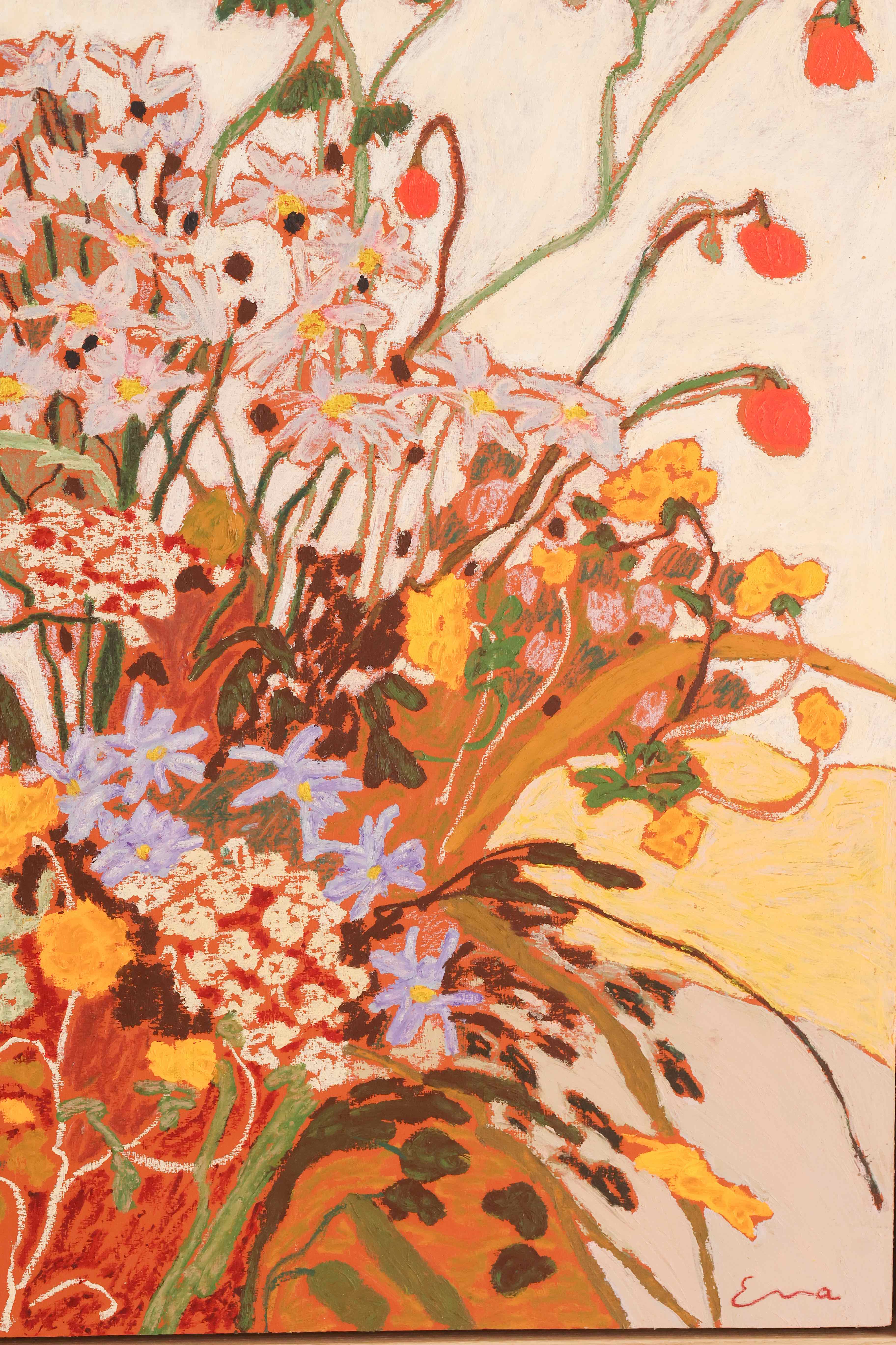 October Skies Aster by Eva Ray