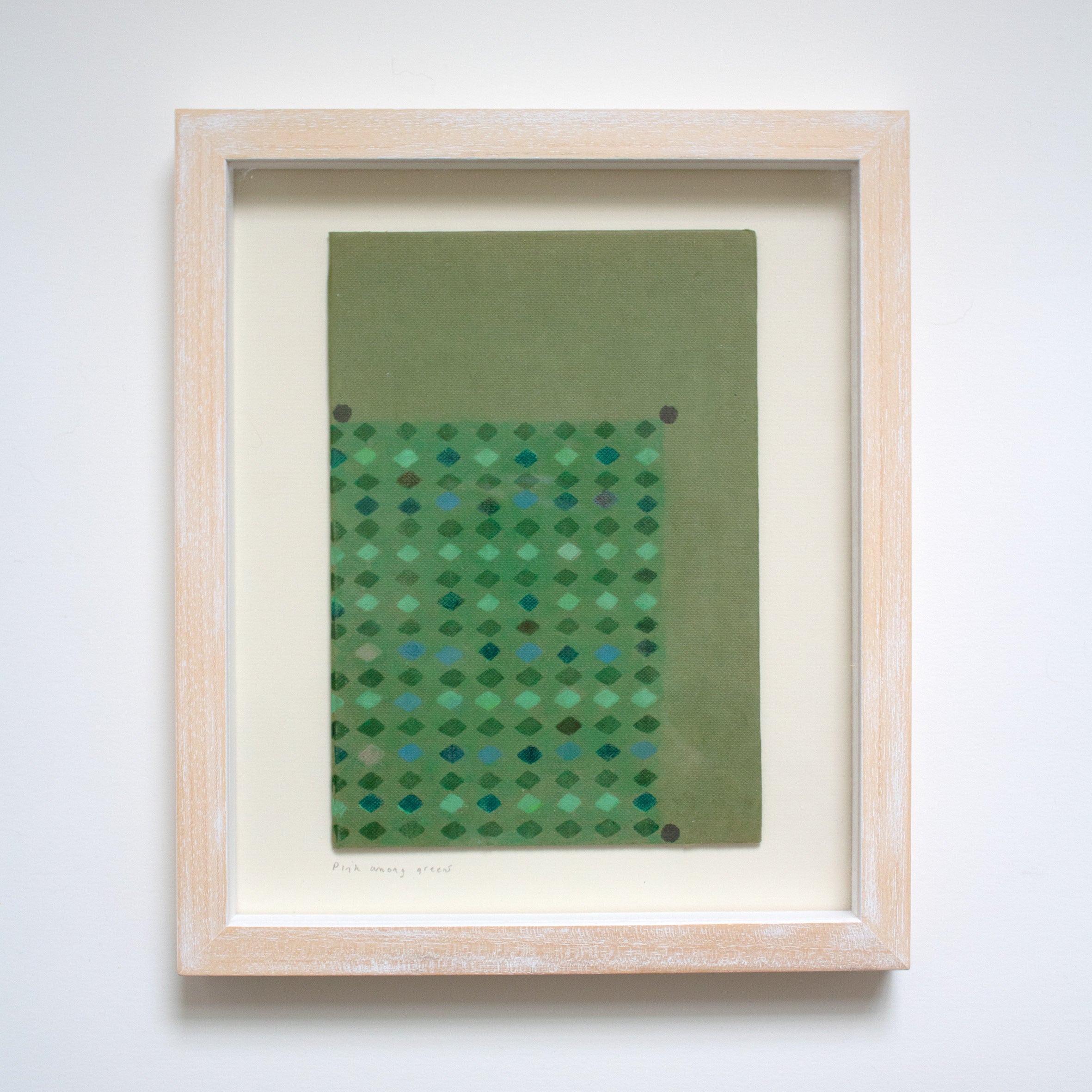 Pink Among Greens by Emma Lawrenson