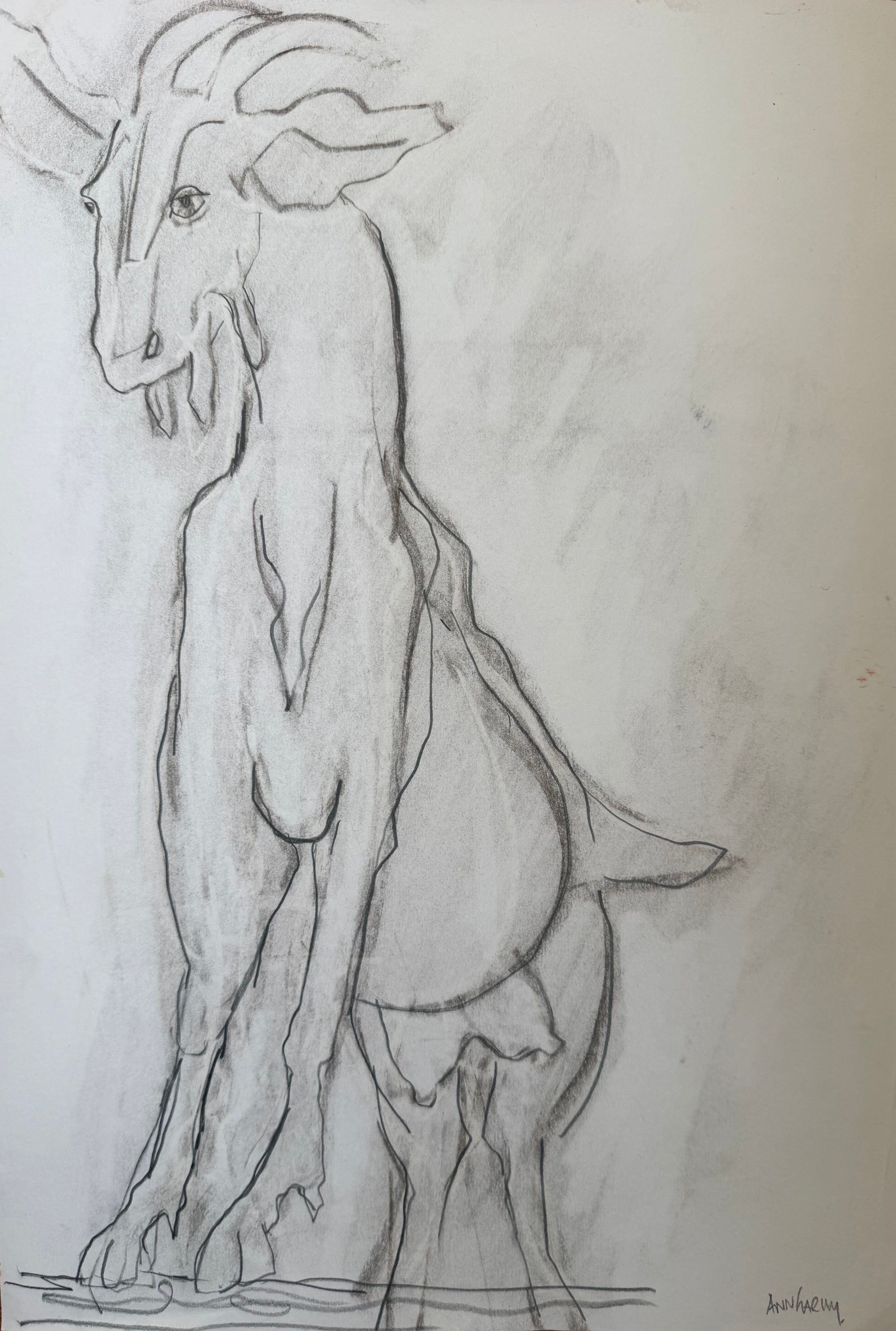 Posing Goat I by Ann Farley