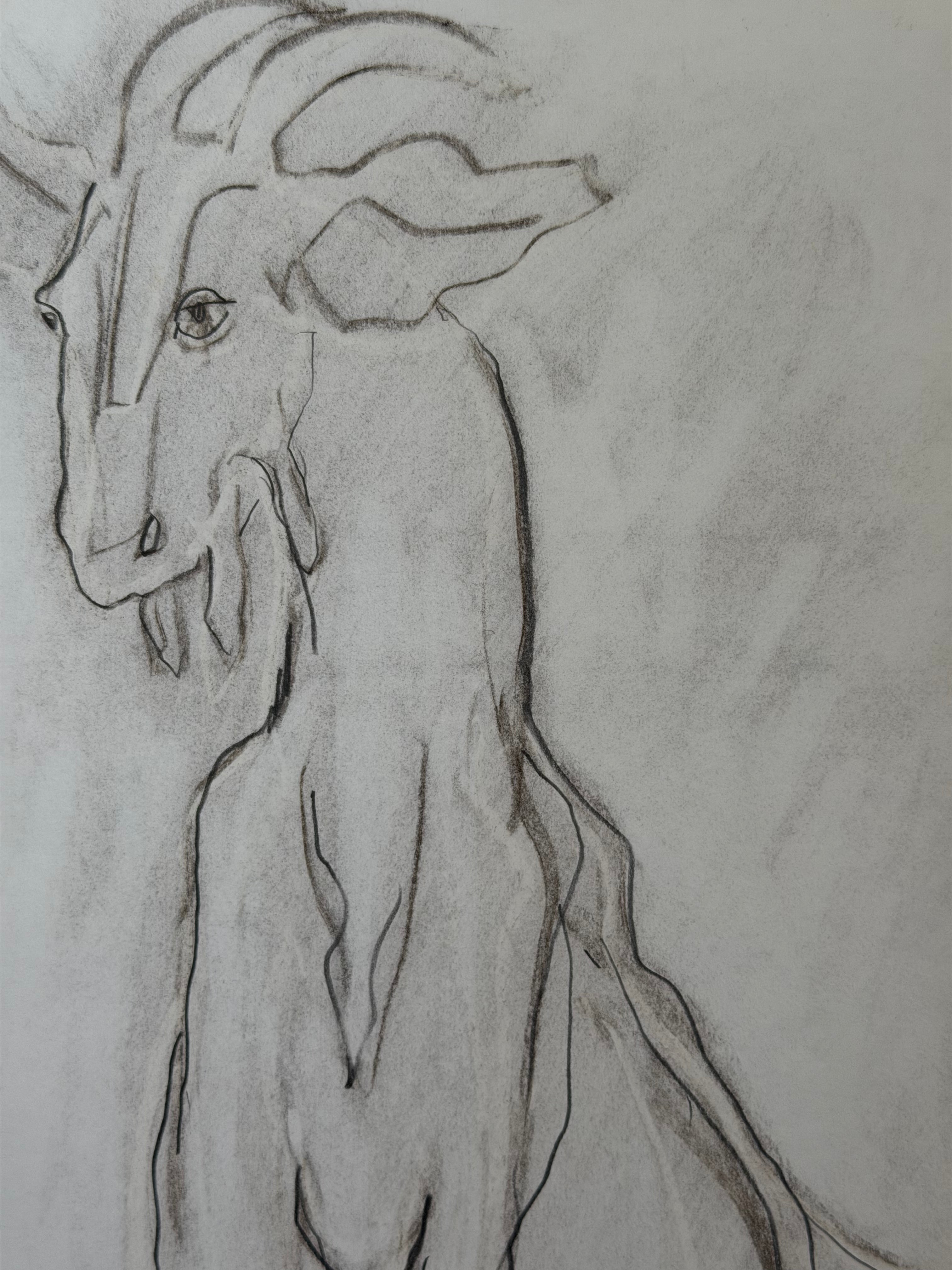 Posing Goat I by Ann Farley