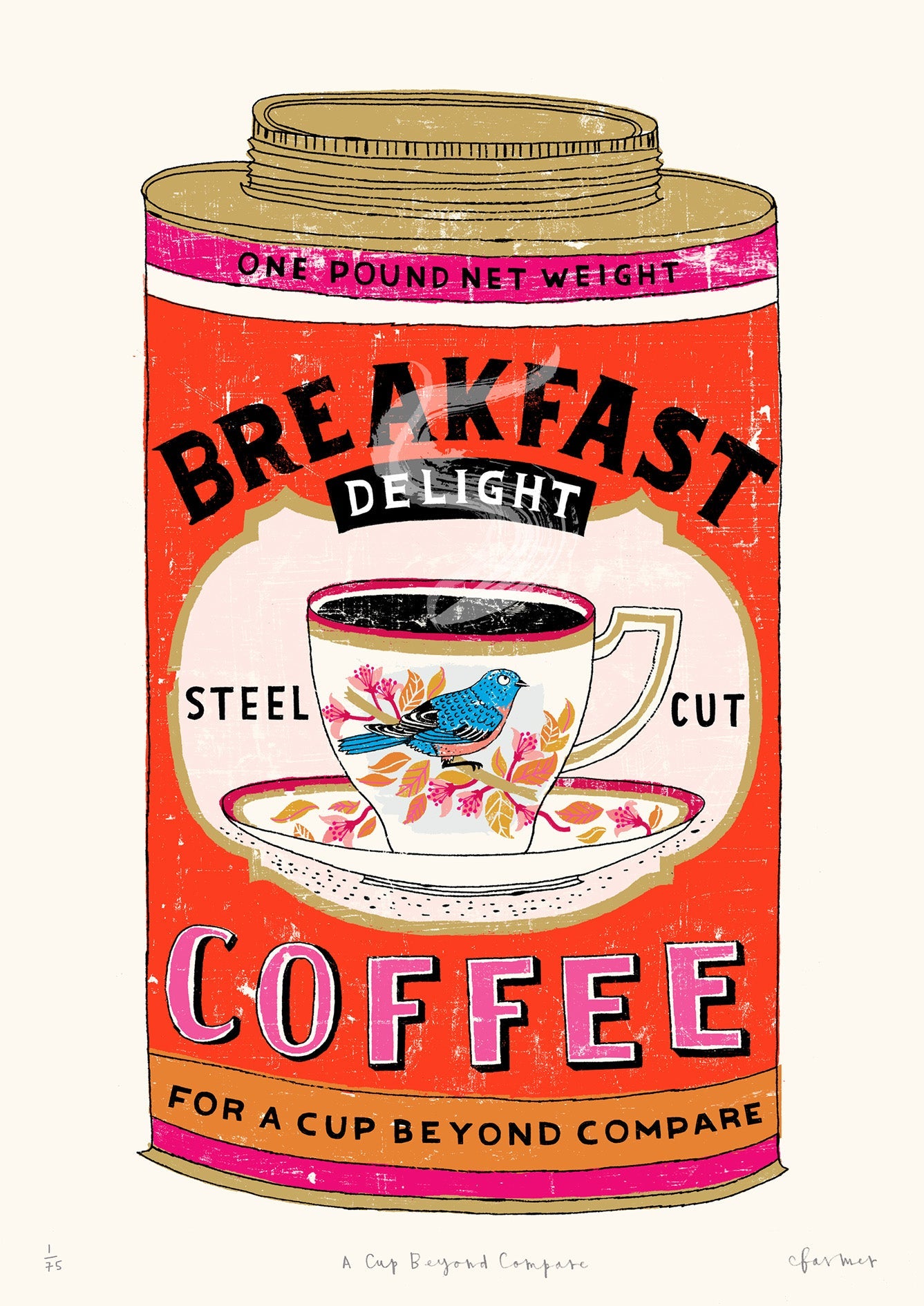 A Cup Beyond Compare (framed) by Charlotte Farmer