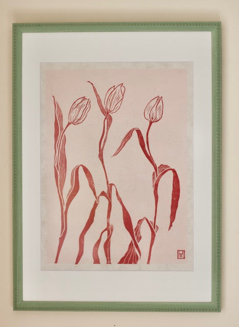 Dancing Tulips I by Henny Tate