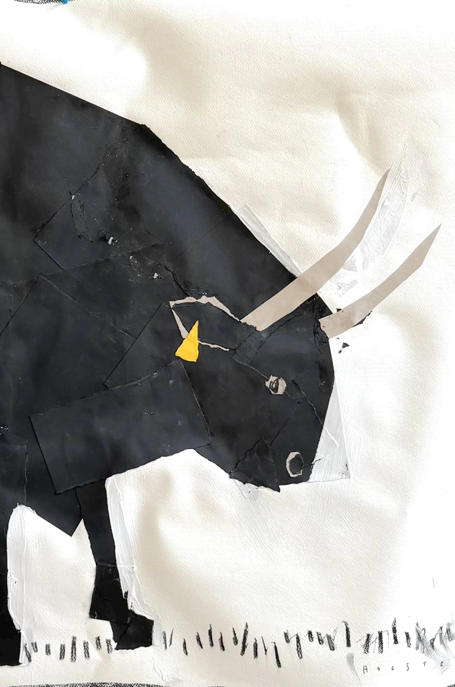 Close up of head of el toro by lizbeth holstein