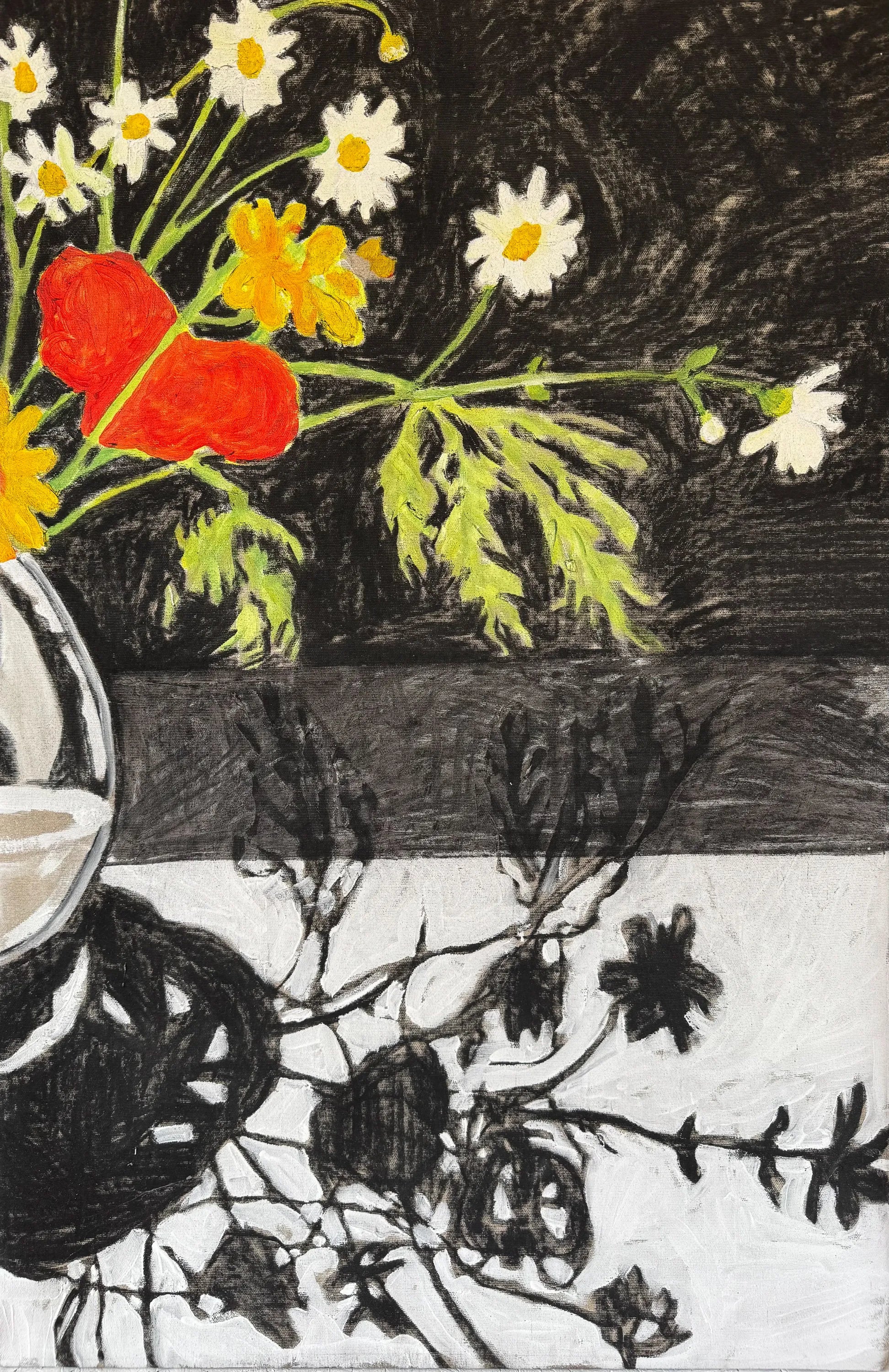 spring flowers 2 by artist lizbeth holstein