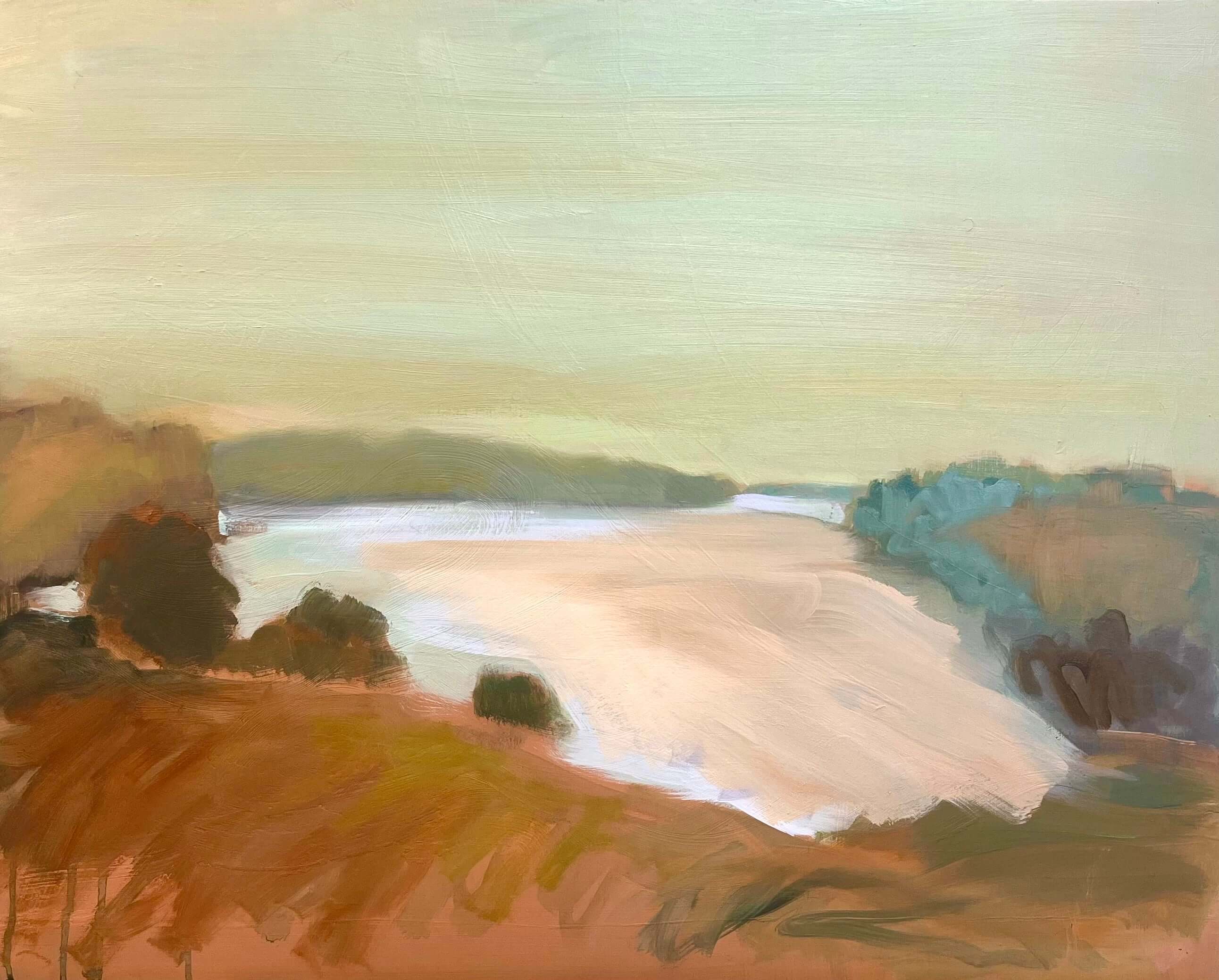 Trelissick. Autumn Drizzle by Caroline Hall