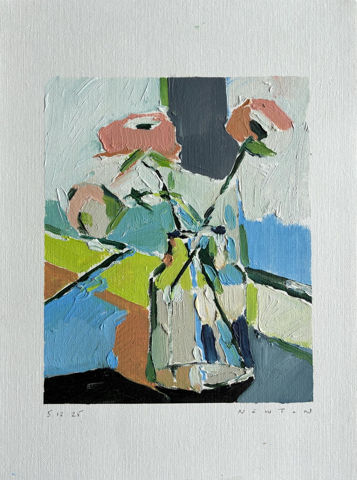 5.12.25, Orange Flowers by Sally Newton