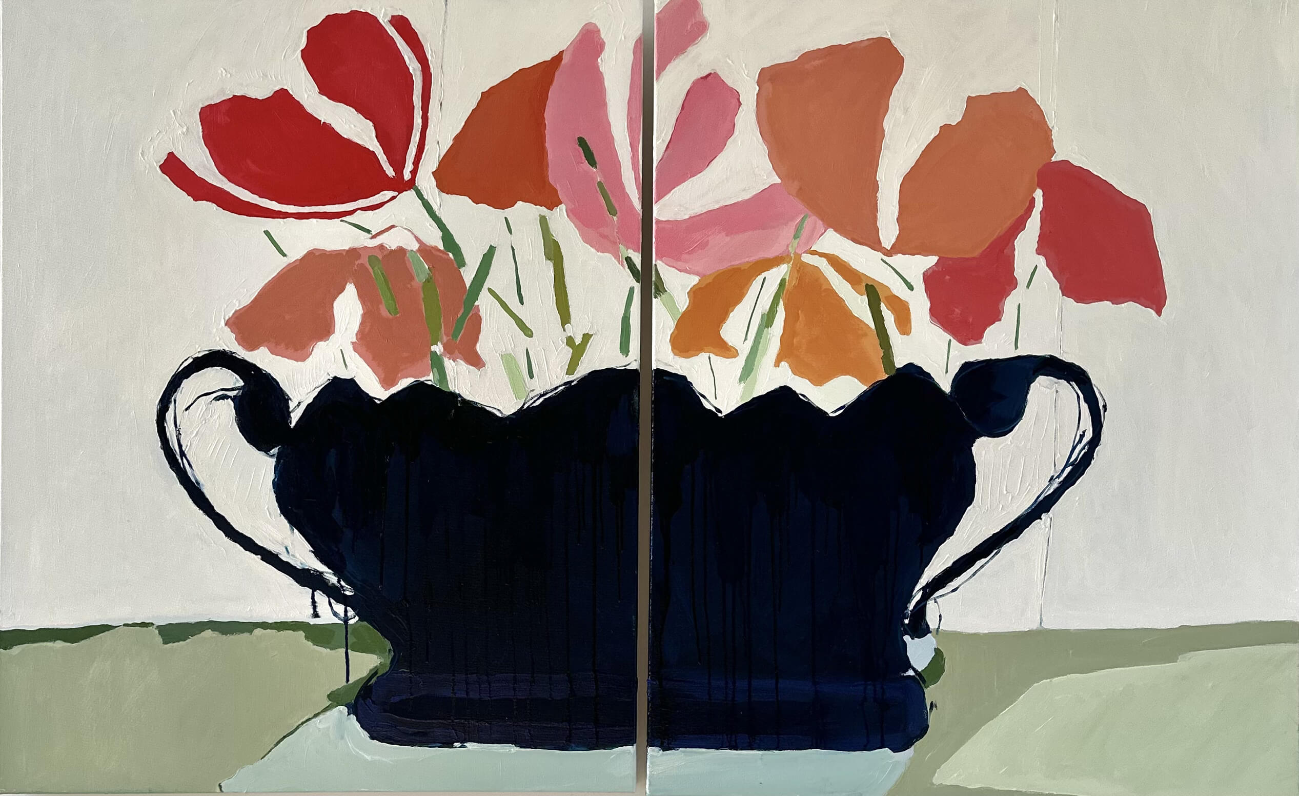 Blue Vase by Sally Newton