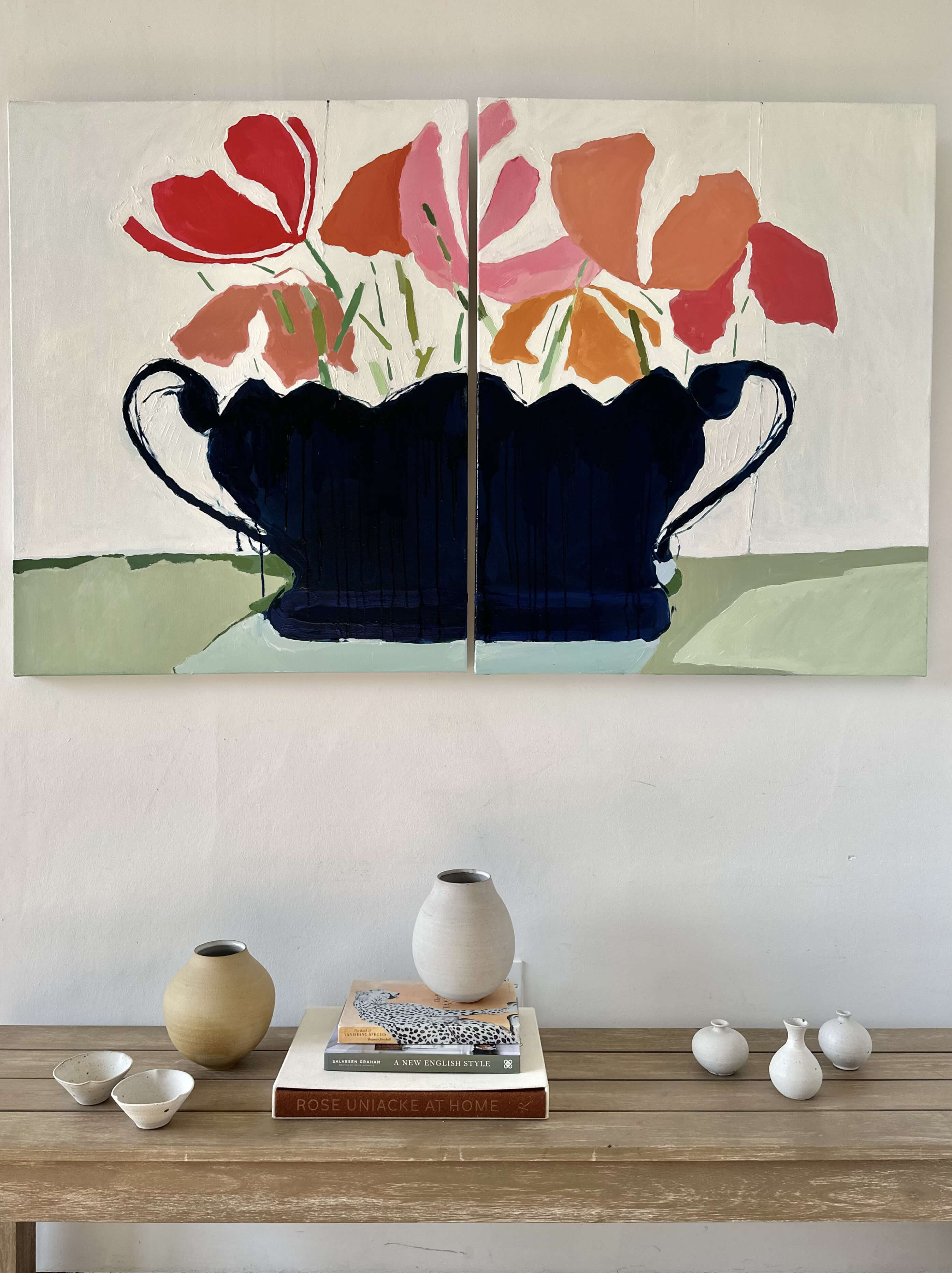 Blue Vase by Sally Newton