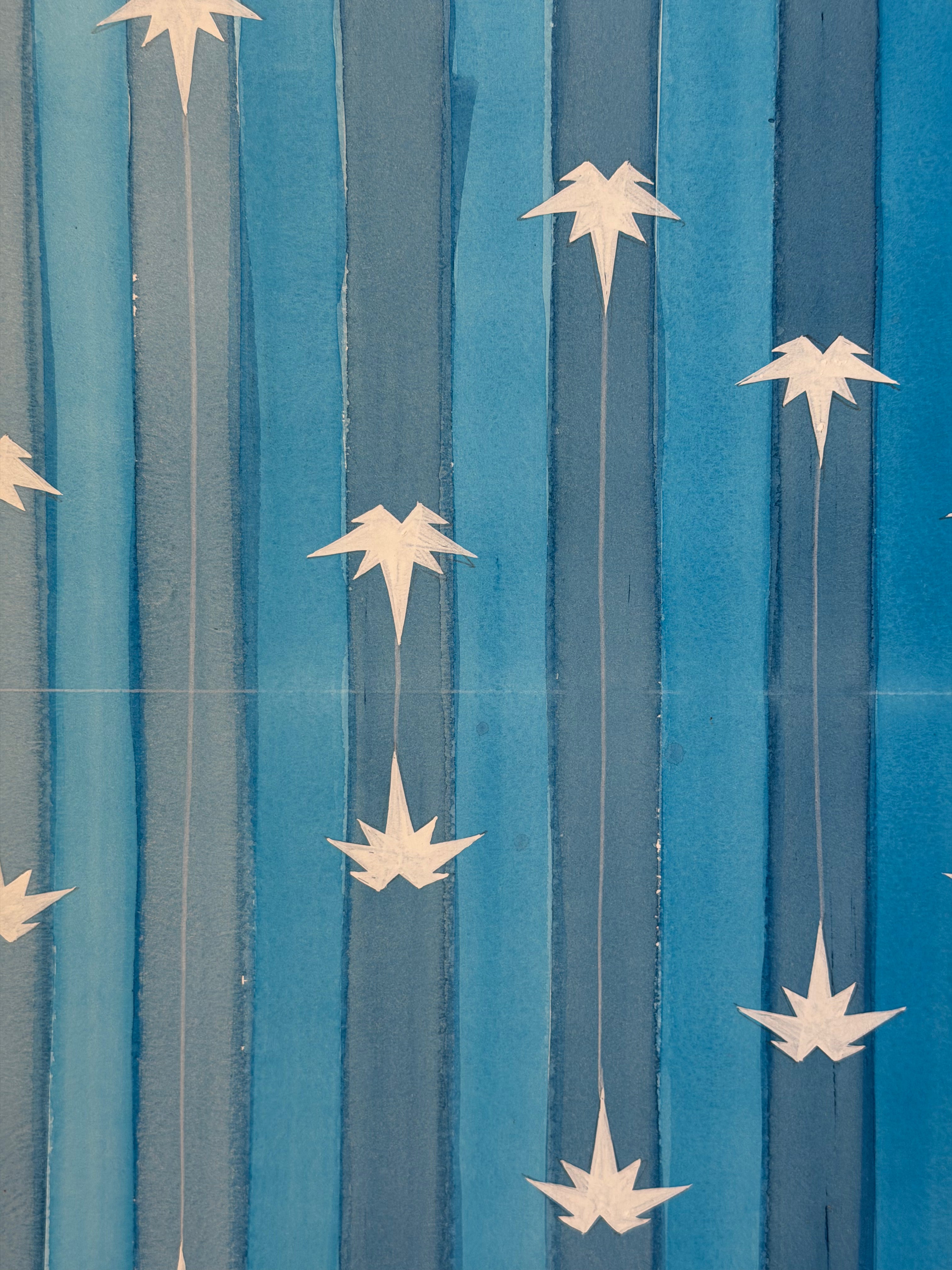 Blue Stripes by Catherine Cazalet