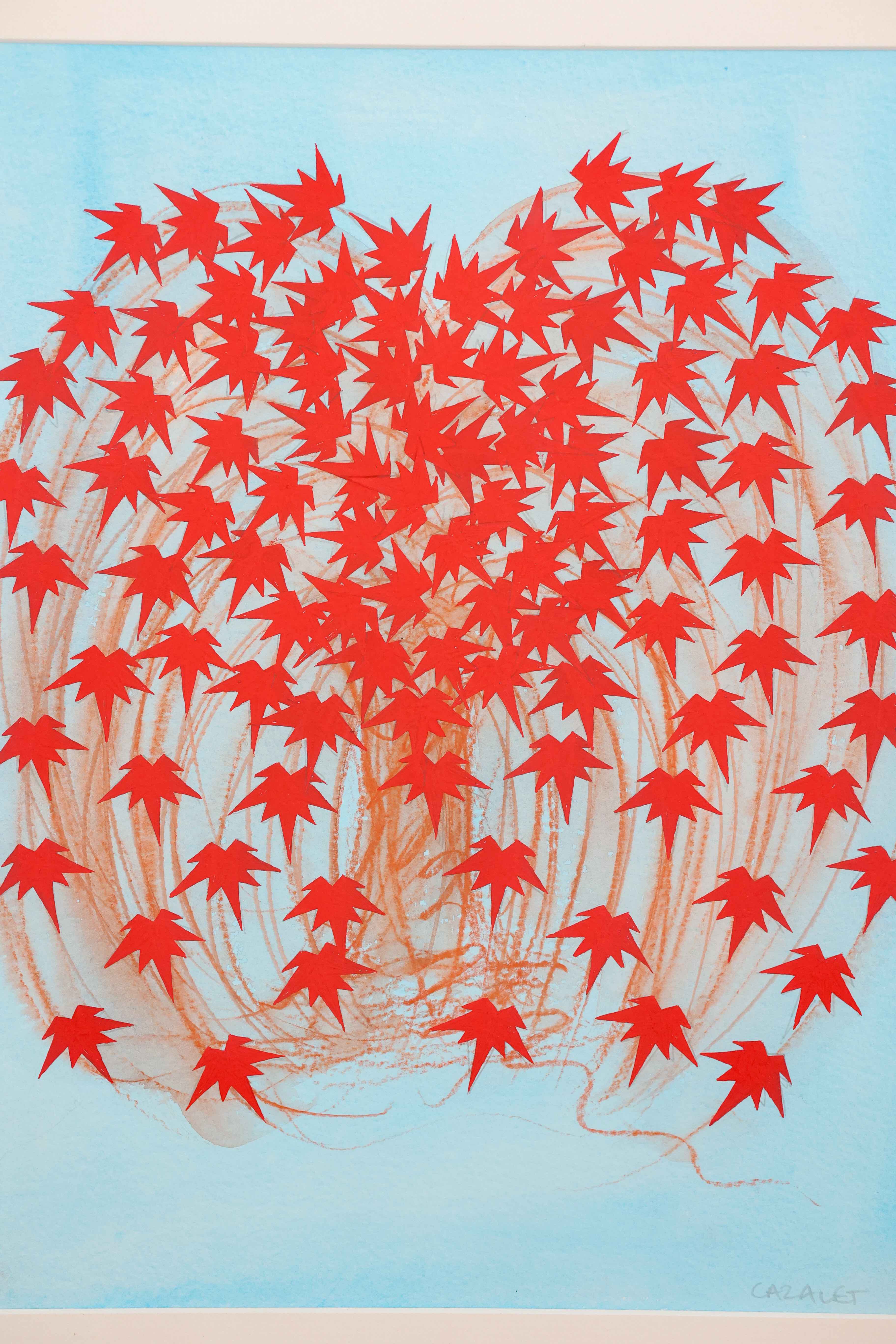 Cascading Leaves II by Catherine Cazalet