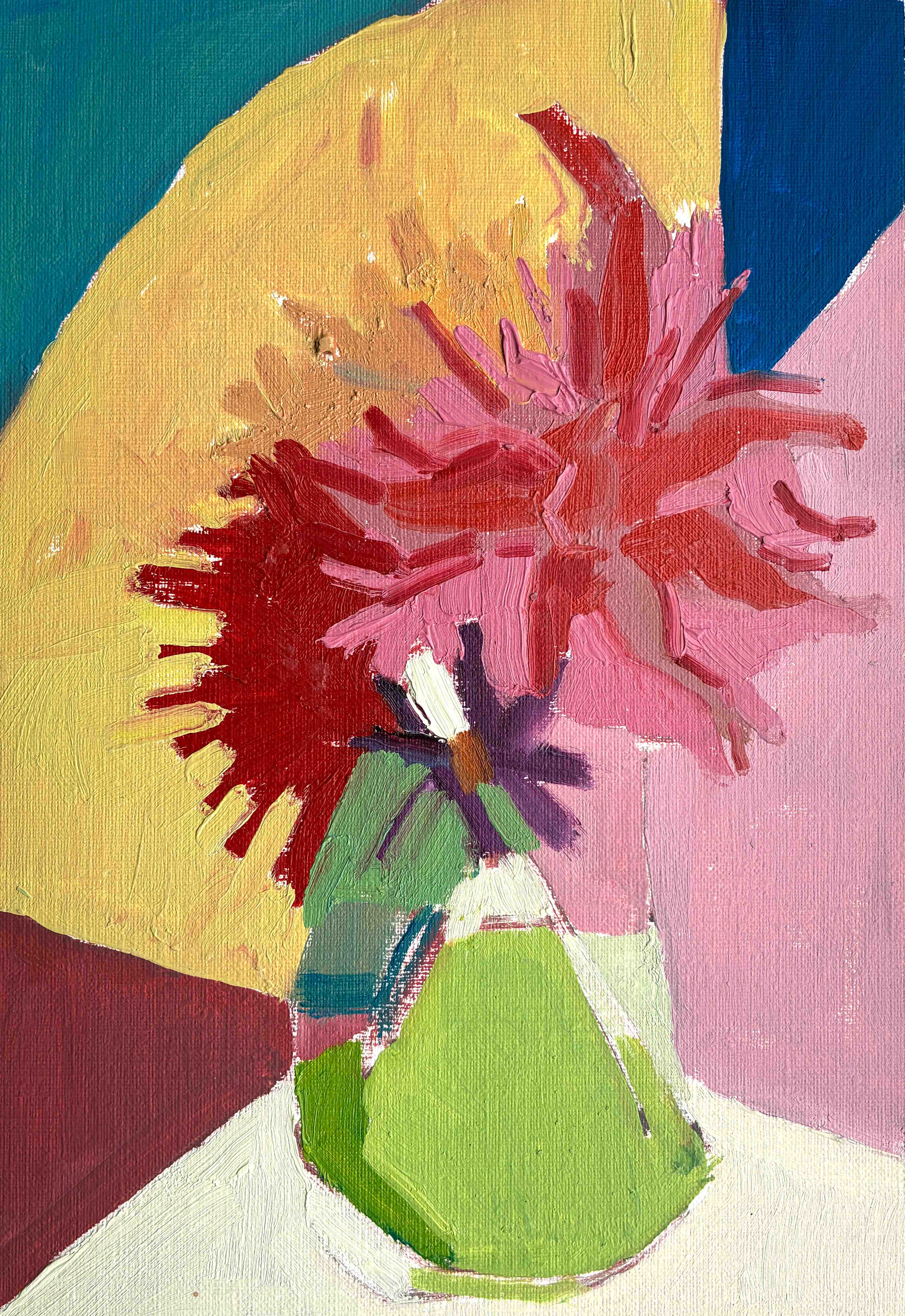 Dahlias, August 2025 by Sally Newton