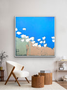 Daisies and Bluest Sky by Claire Oxley