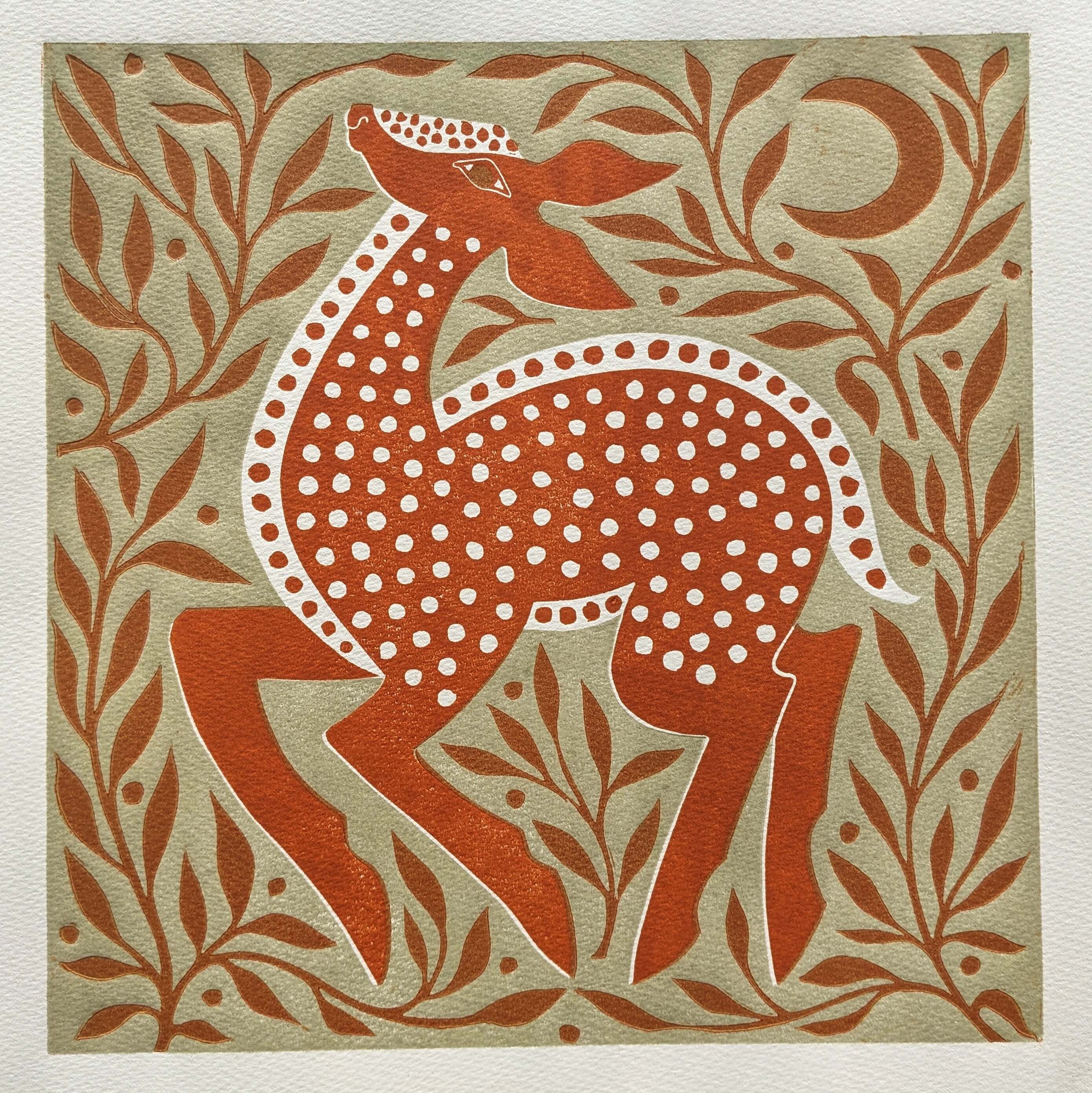 Fallow Deer by Lizzie Wheeler
