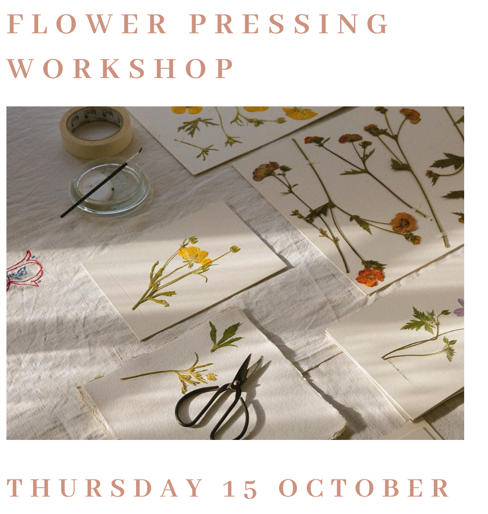 Flower Pressing Workshop