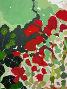 Geraniums and Daffodils by Sally Newton