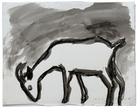 Grazing Goat I by Lizbeth Holstein