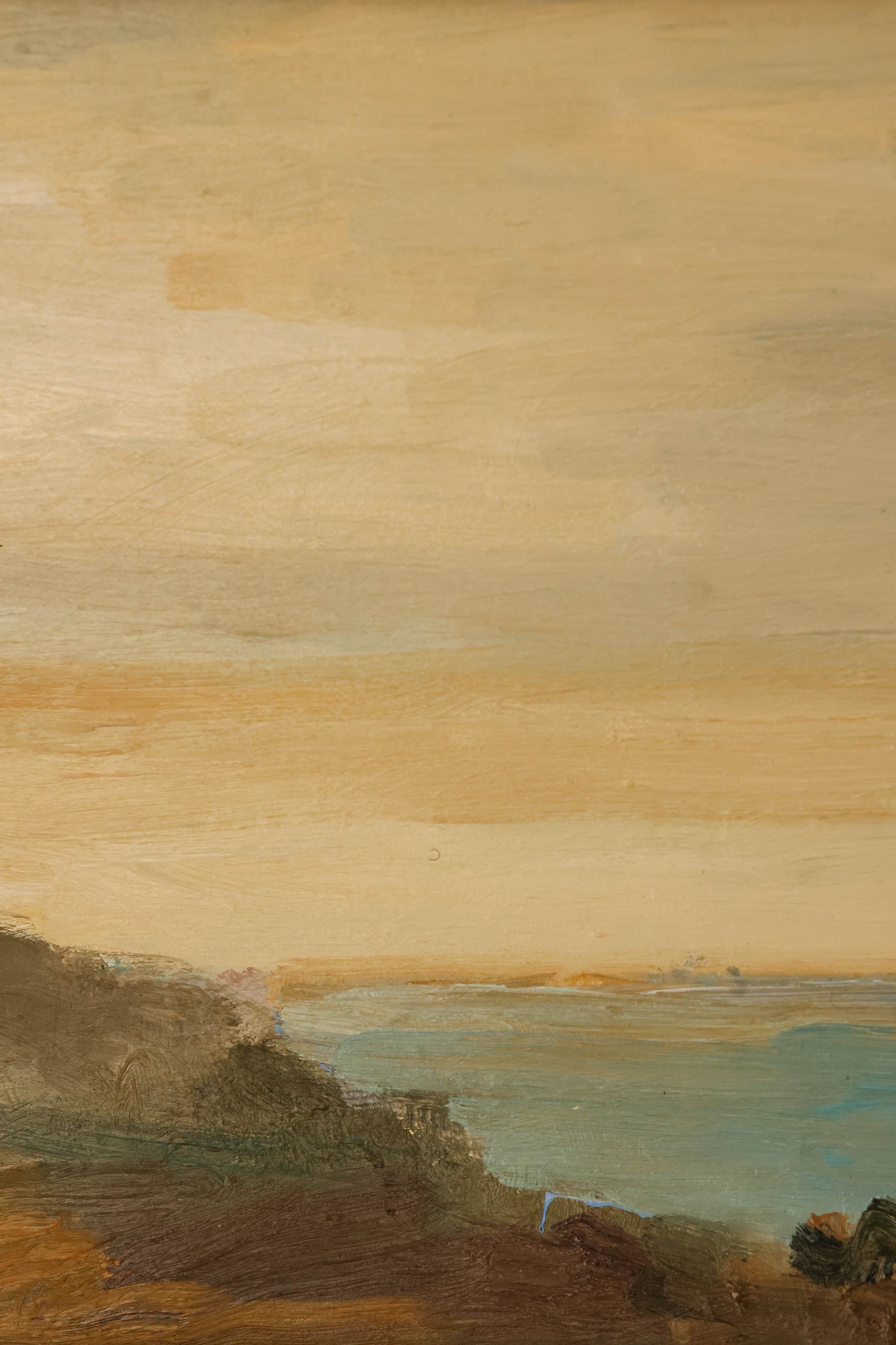 Gunwalloe Sea, Autumn by Carline Hall