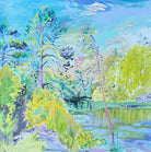 Lily Pond in Summer Light by Hannah Rollings