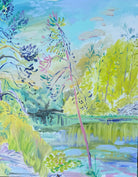 Lily Pond in Summer Light by Hannah Rollings