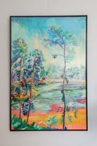 Little pond, Scots Pine by Hannah Rollings