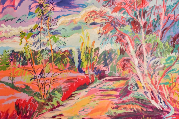 Painting A Path Through the Heather by Hannah Rollings