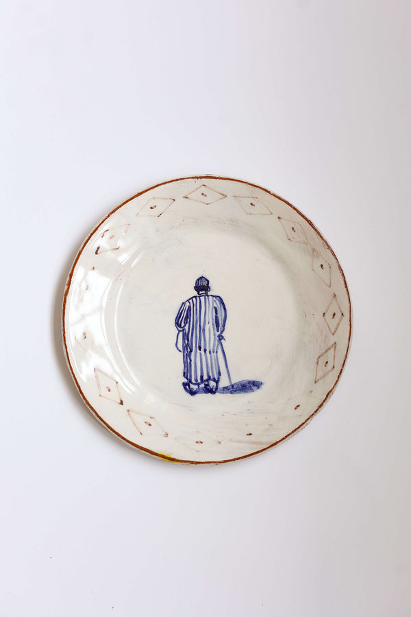 Morrocan Inspired Tea Plate - Goat Herder