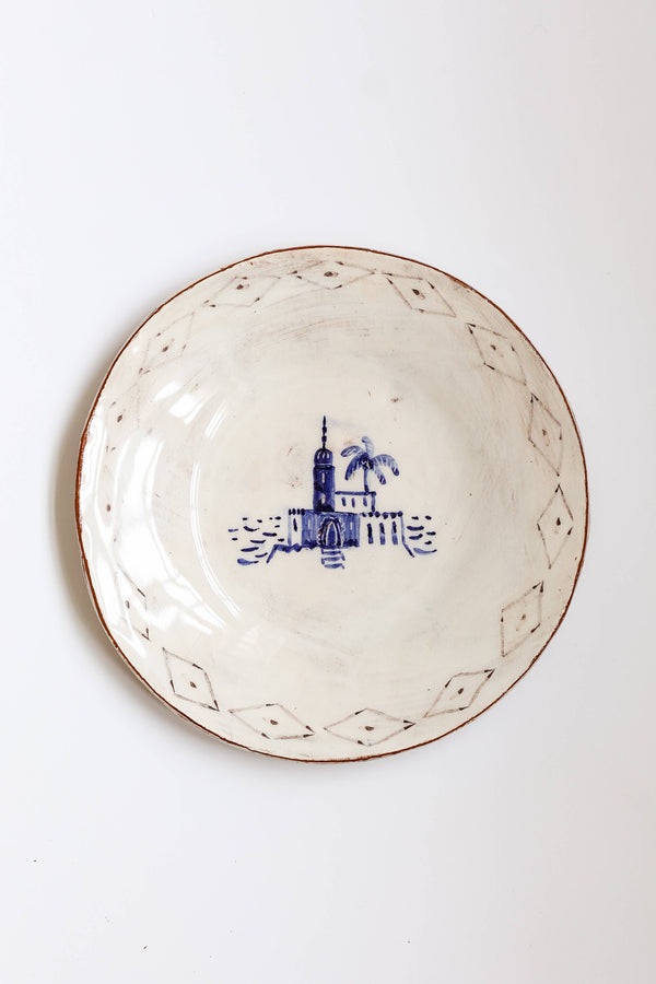 Morrocan Inspired Tea Plate - Temple