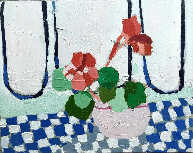 Checked Tablecloth by Sally Newton