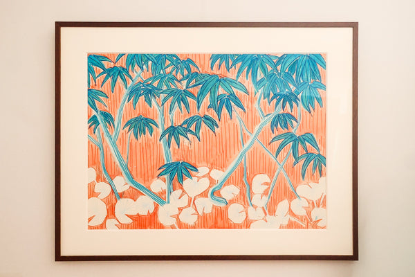 Palm Trees and Lily Pads