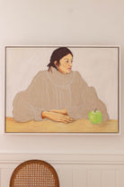 Rose with Apple by Lizbeth Holstein
