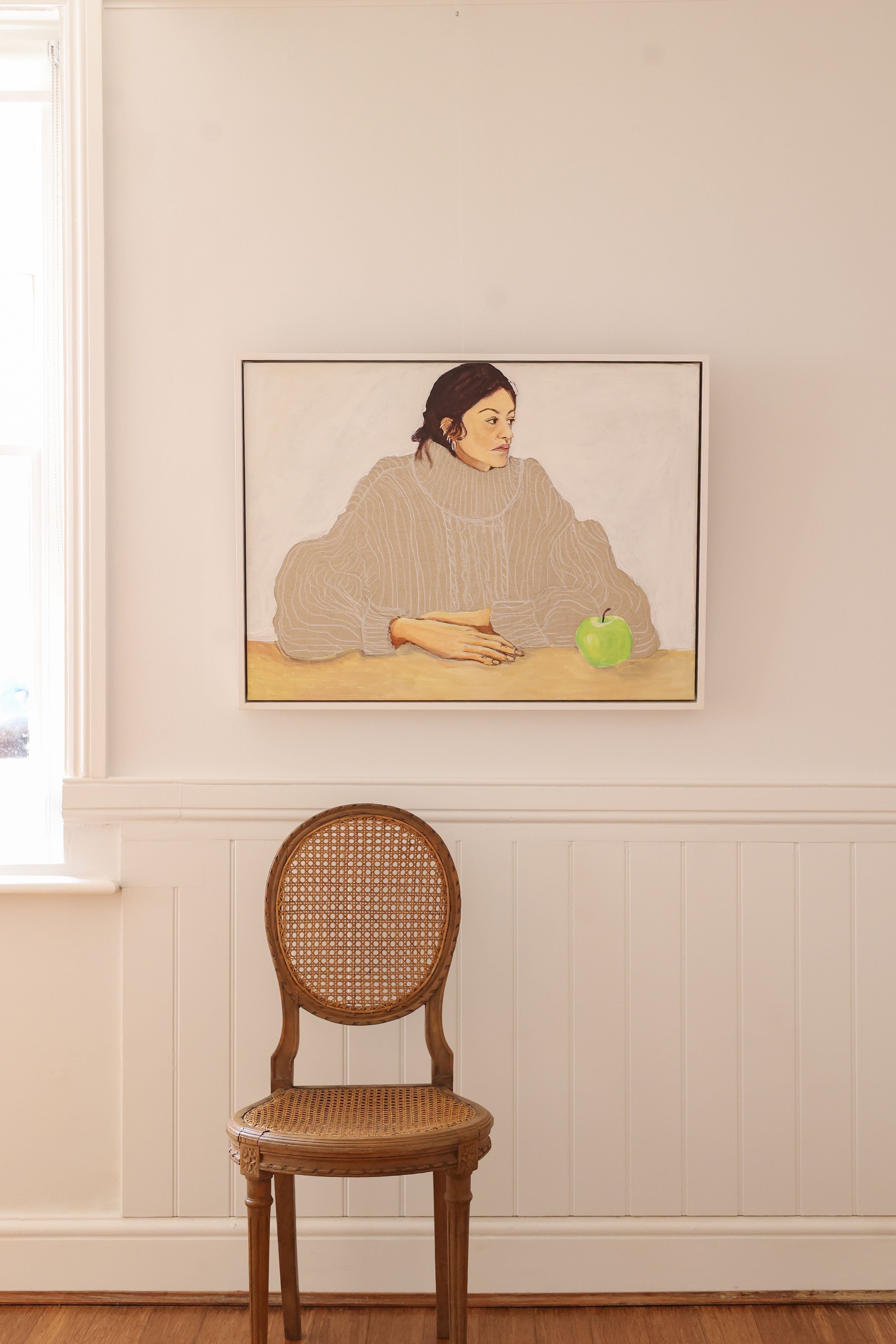 Rose with Apple by Lizbeth Holstein