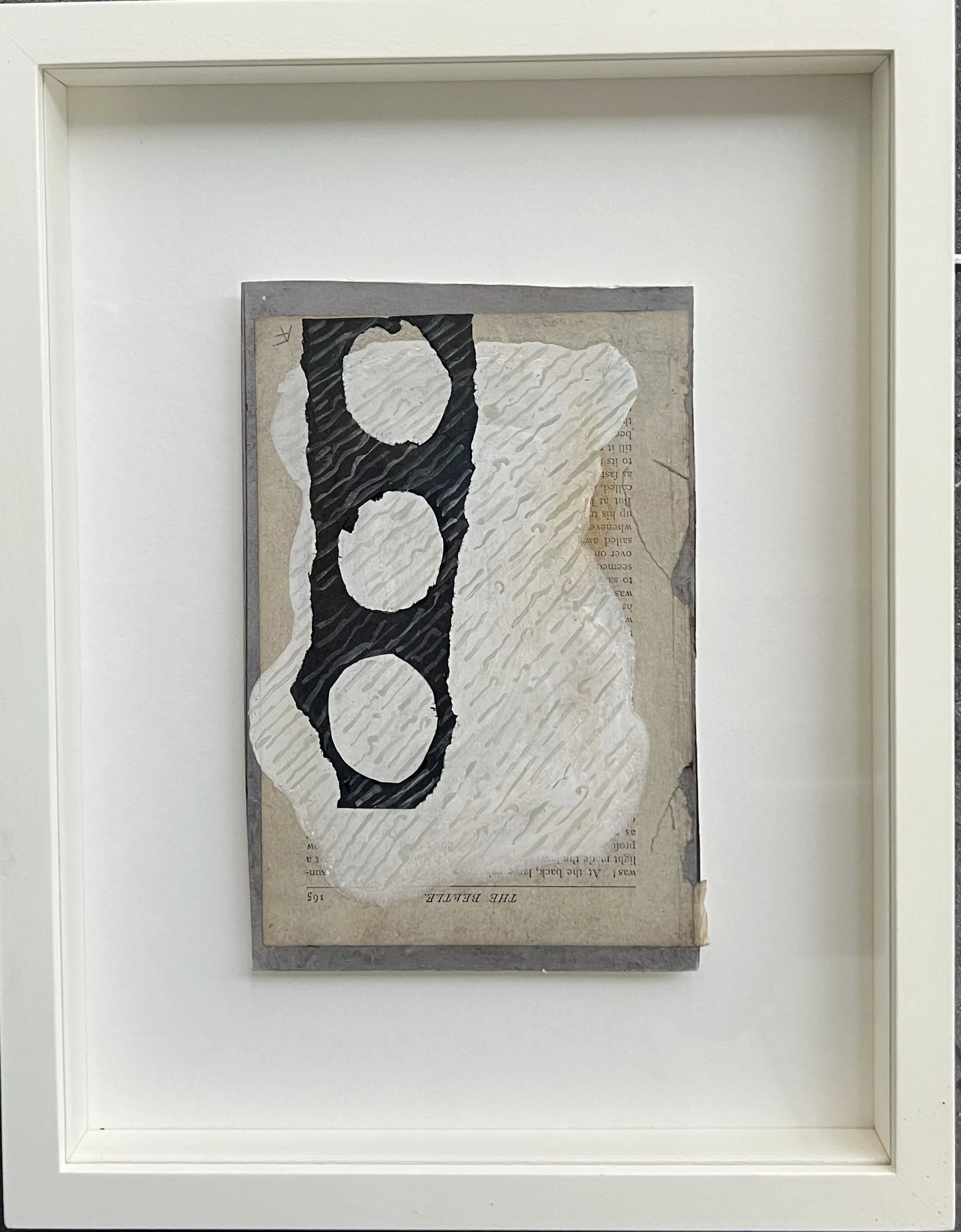 Standing stone acrylic on canvas framed by artist ann farley