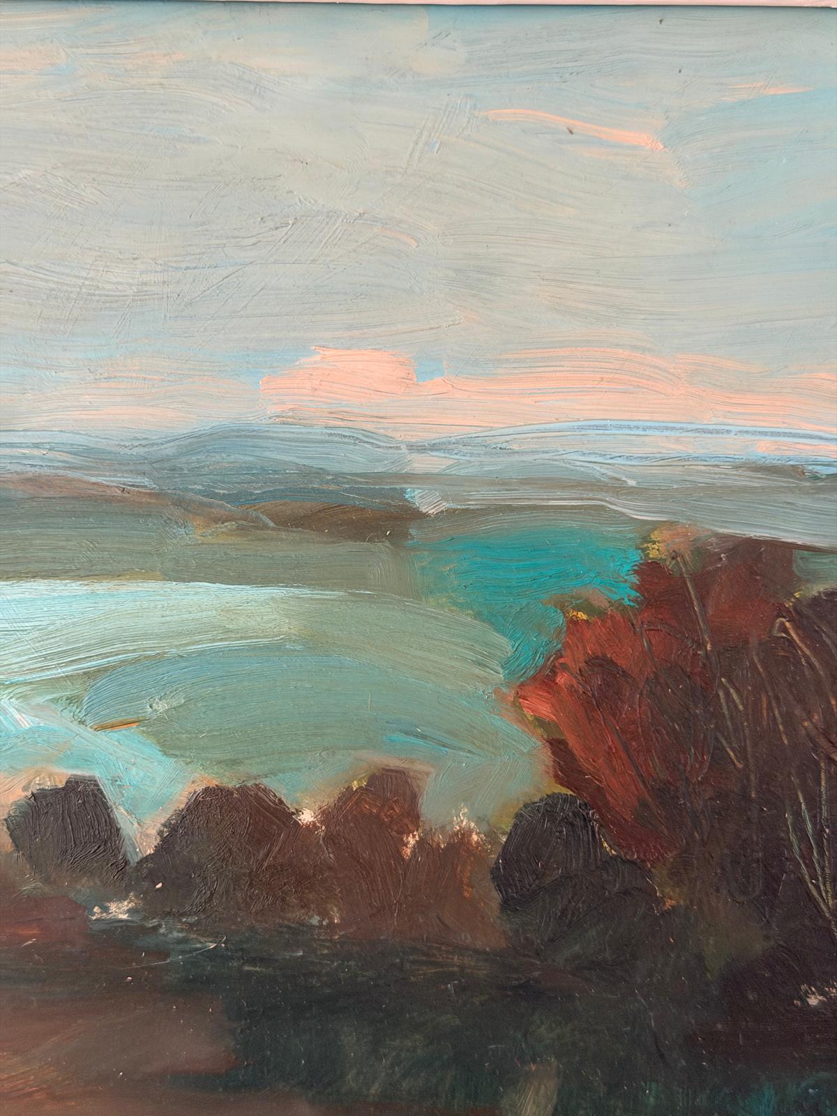 Stockbridge Down, January by Caroline Hall