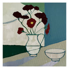 Studio flowers and vase by Sally Newton
