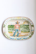 The Mint Tea Seller Essaouira  Platter by Linzi West