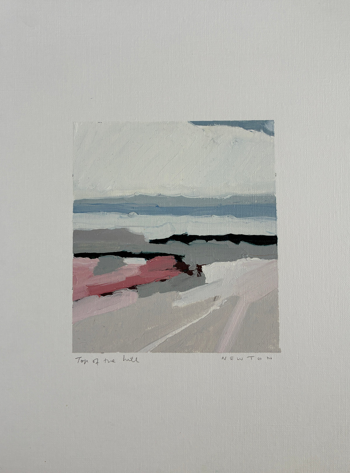 Top of the hill by Sally Newton