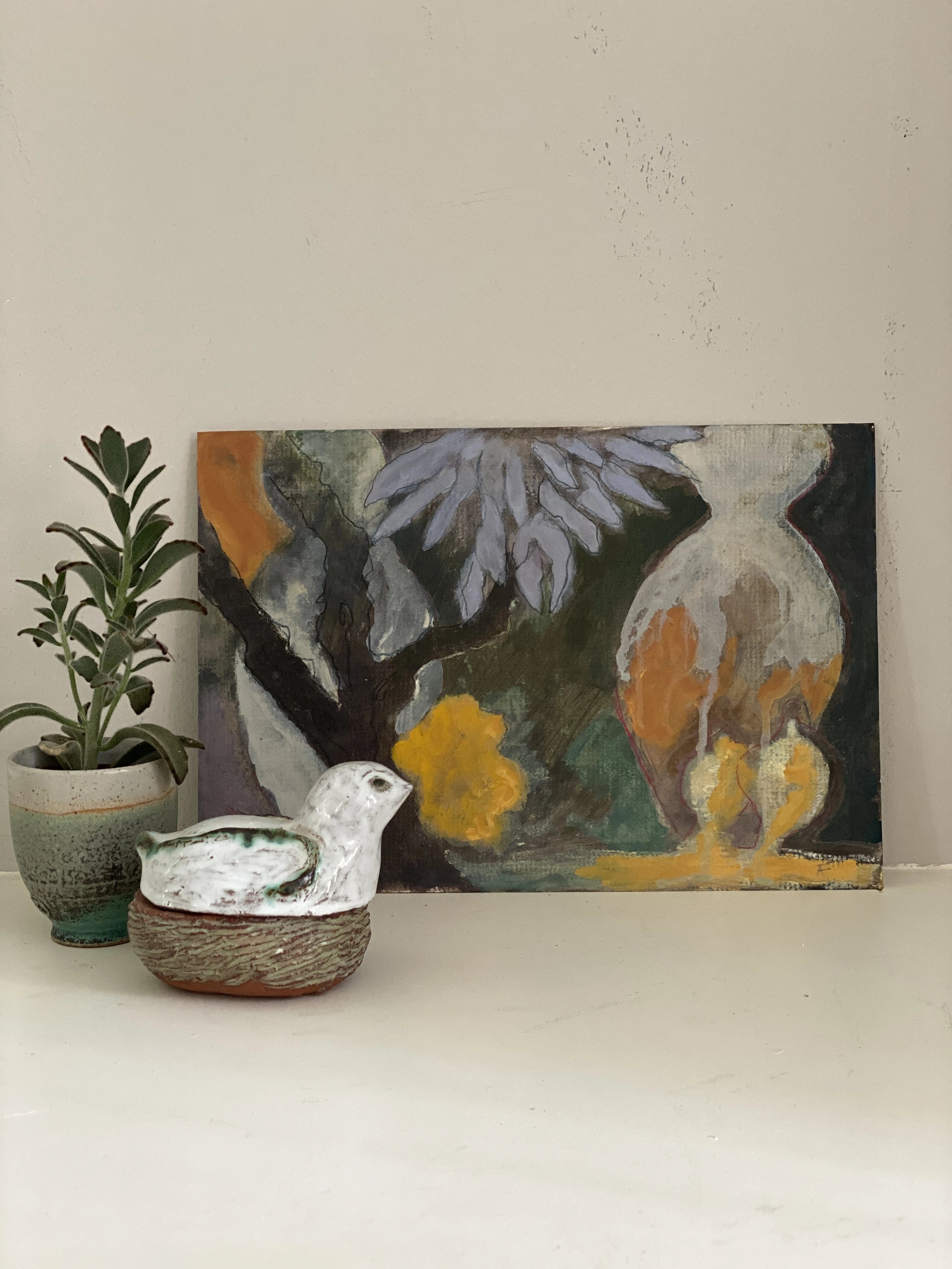 dream gardens painting by Ann Farley