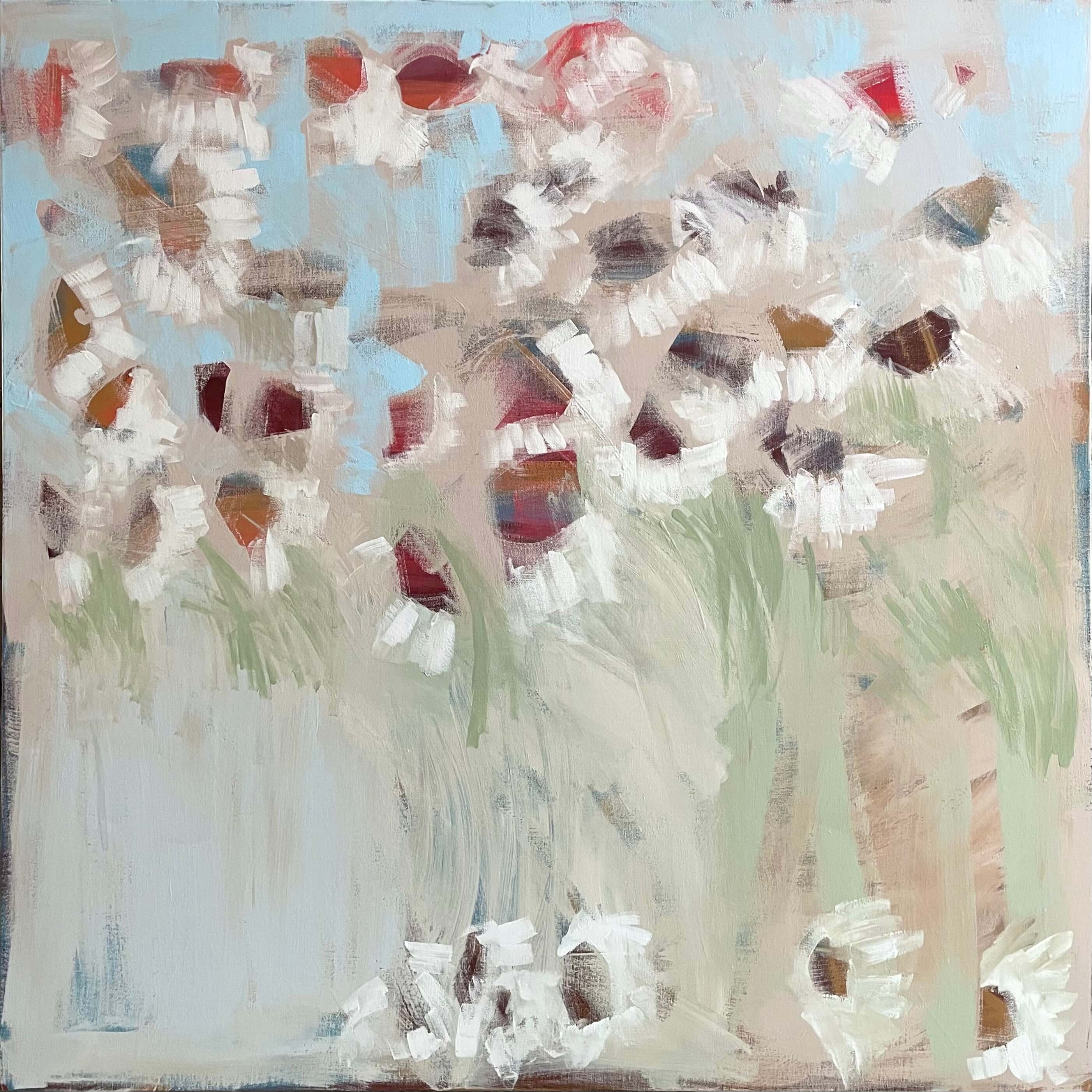 Close up of Evening Daisies by Claire Oxley