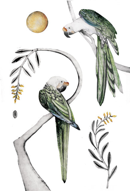 Great Green Macaw III by Beatrice Forshall