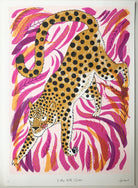 Kitty with Claws (framed) by Charlotte Farmer