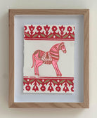 Marwari Horse, Bright Pink by Neera Sehgal