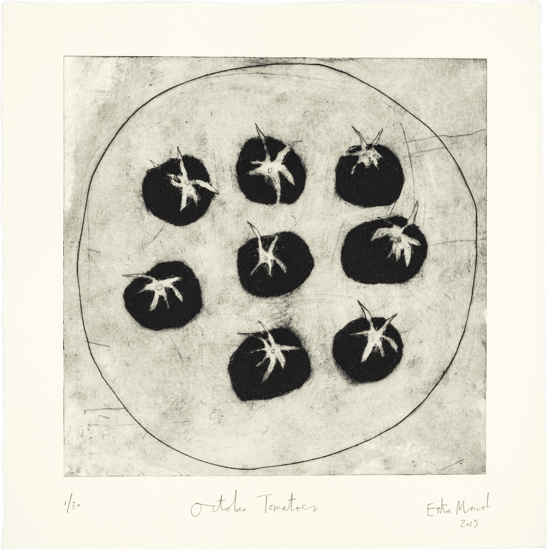 October Tomatoes by Eska Marsh