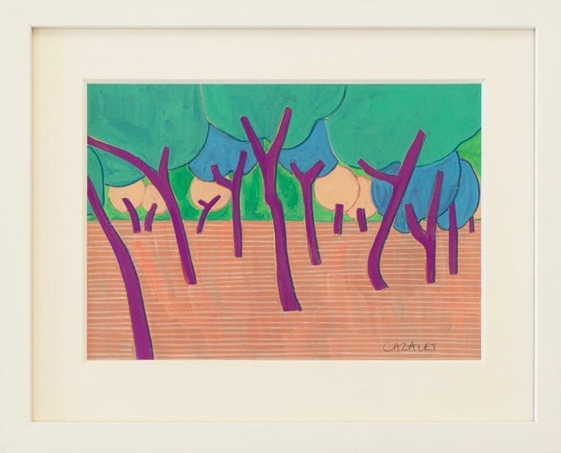 Purple Trunks by Catherine Cazalet