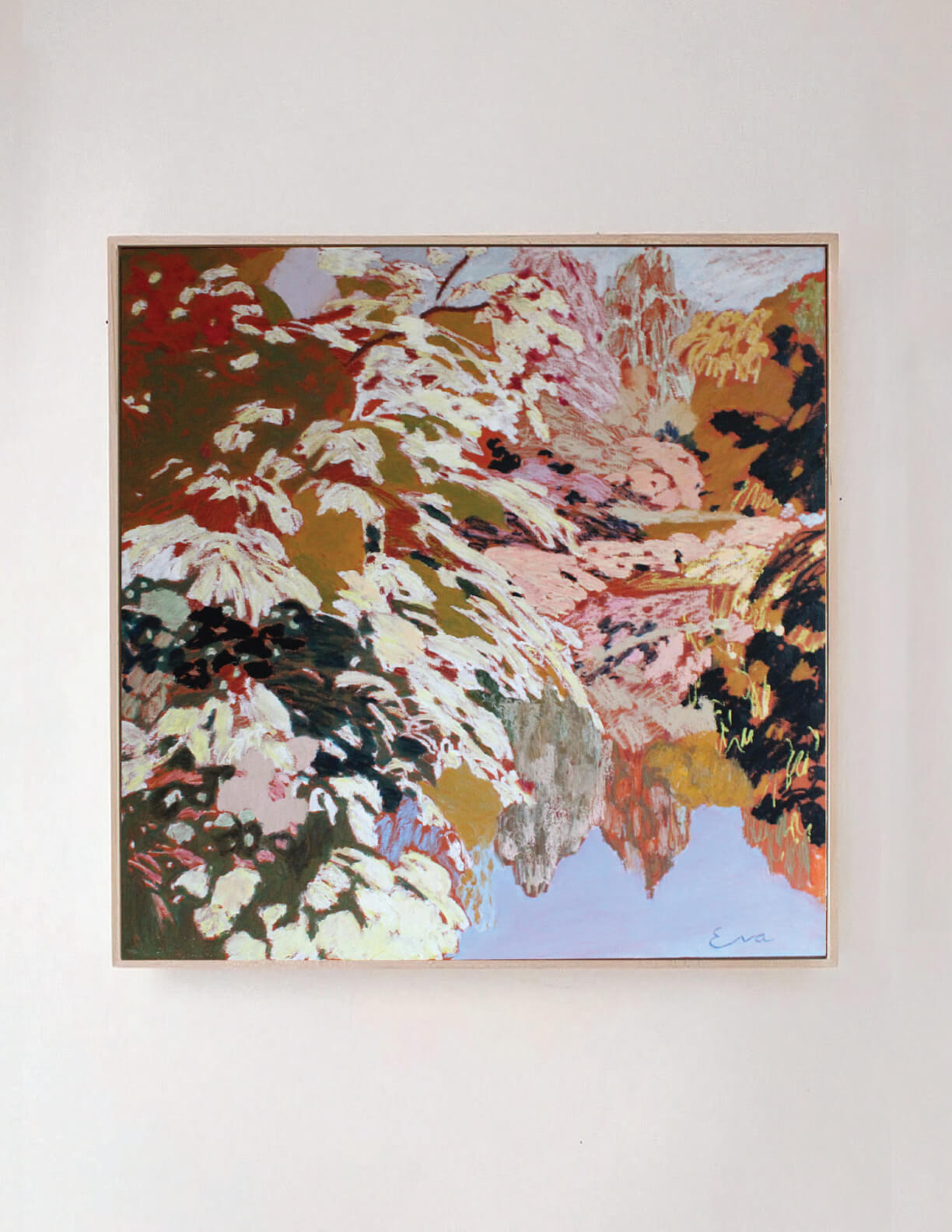 Scotney Lake in June by Eva Ray