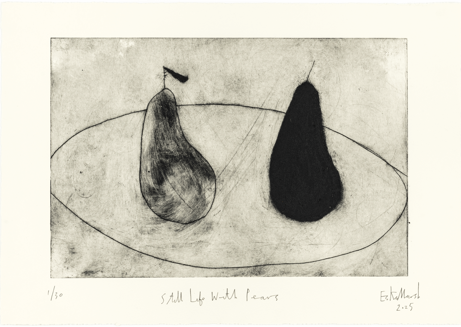 Still Life with Pears by Eska Marsh